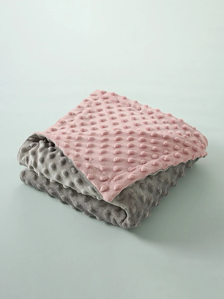 Baby Blanket Infant Quilt Bedding Swaddle Wrap Thermal Newborn Soft Stroller Sleep Cover Soft Washable Thick Blanket