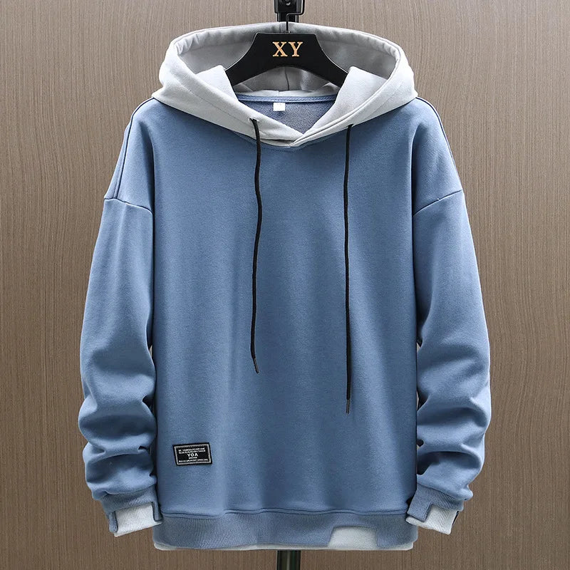 Hoodie Sweatshirt Men's Spring Autumn New Style American Simple Jacket Casual Loose Fit Polyester Fabric Breathable Quick Dry