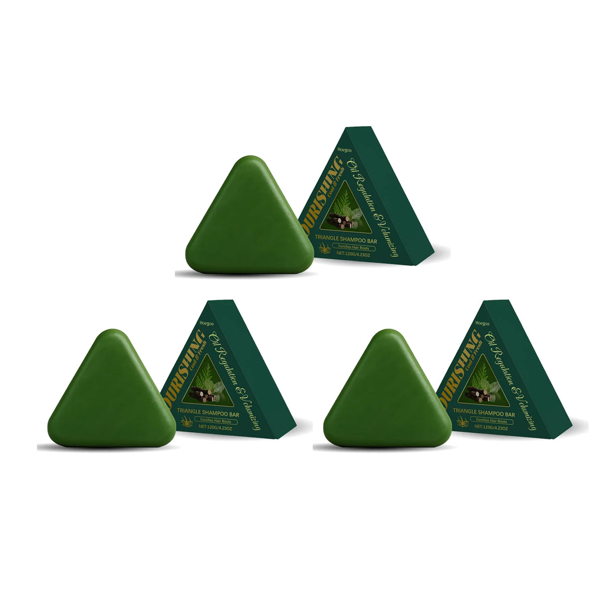 Cypress Leaf Usman Grass Shampoo Soap Hair Growth Strengthen Root Improve Weak Brittle Hair Oil Control Nourishing Shampoo Soap