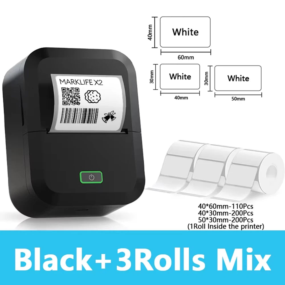Marklife X2 Portable Bluetooth Thermal Label Printer