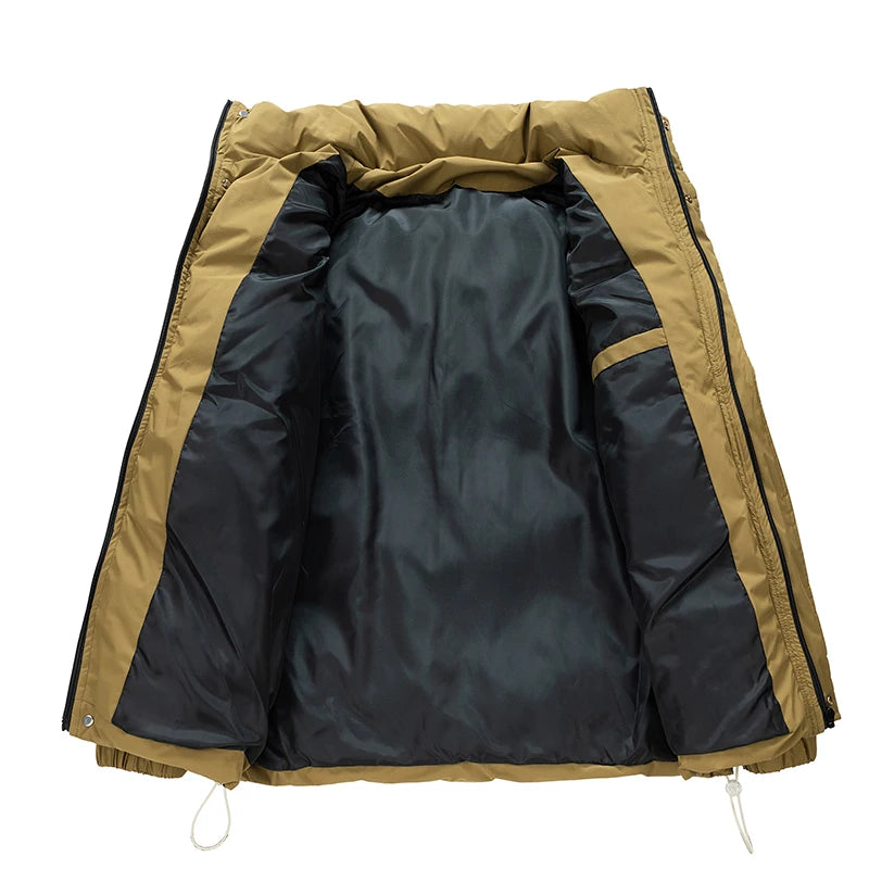 Winter Jackets Men Coats Thick Warm Windbreaker Plus Size 6XL 7XL 8XL Oversize Cotton Black Big Pocket Autumn Waterproof Loose