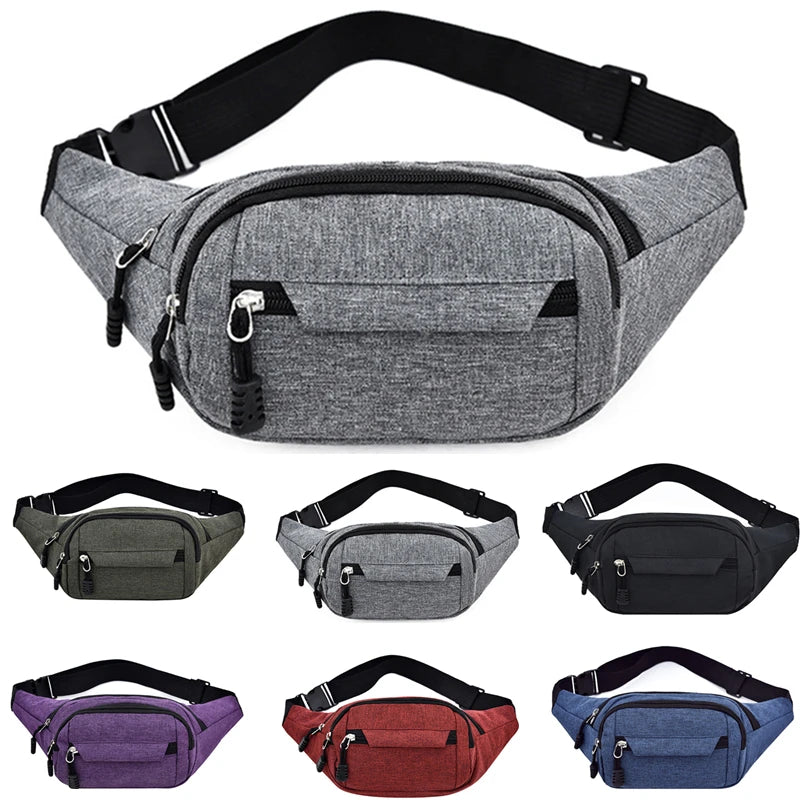 Mobile Waist Bag For Both Men And Women Multifunctional Large Capacity Anti Splash Business Wear‑resistant Construction Site