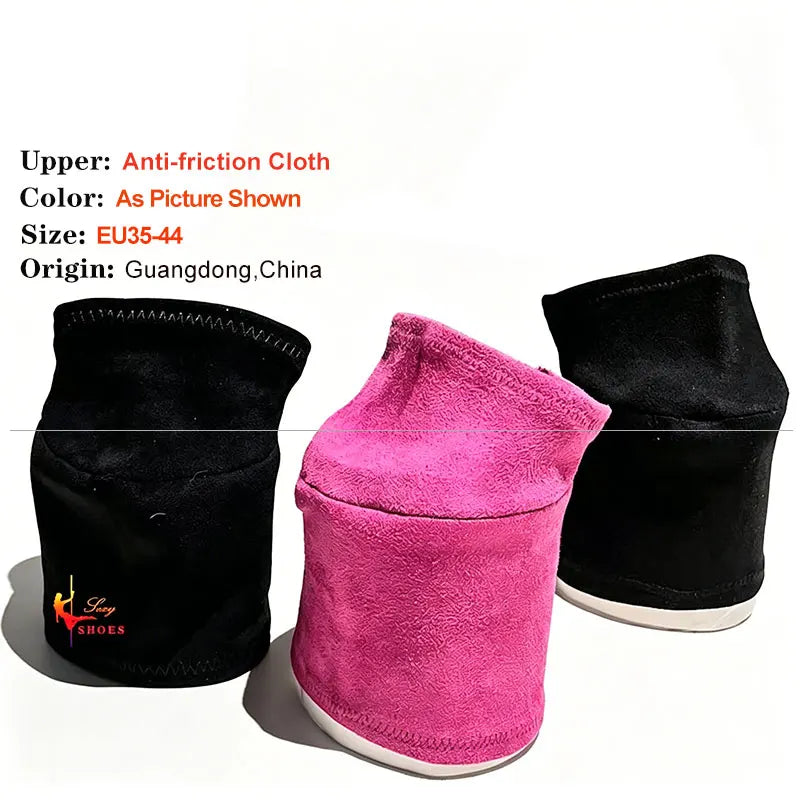 Black Wear Resistant Pole Dance Shoe Cover Protects Boots Sandals Pumps High Heels 20CM Boots Training Heels Protection Cover