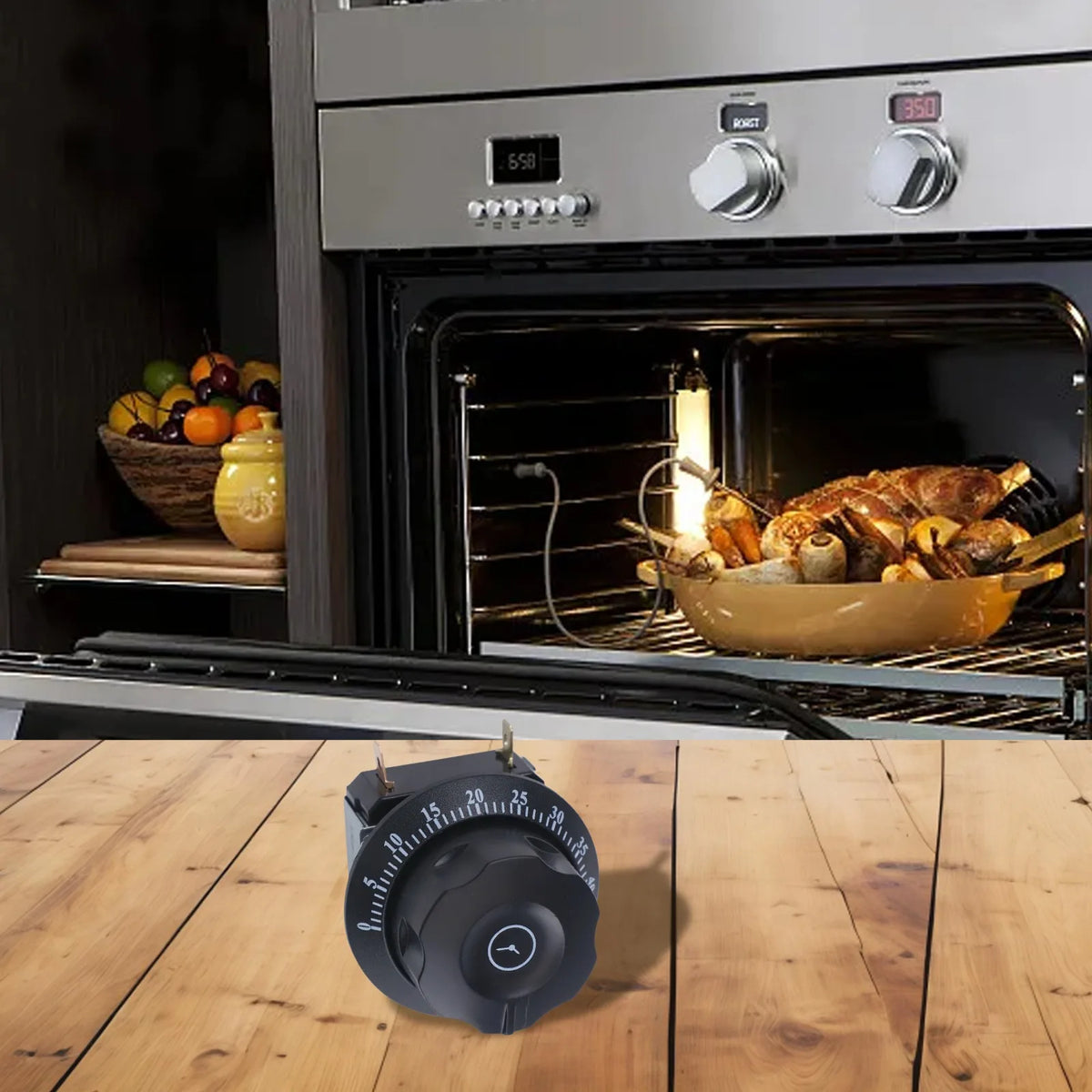 Electric Oven Timer Microwave Oven Timer Kitchen Management Easy Installation Flexible Time Settings Long-lasting Materials
