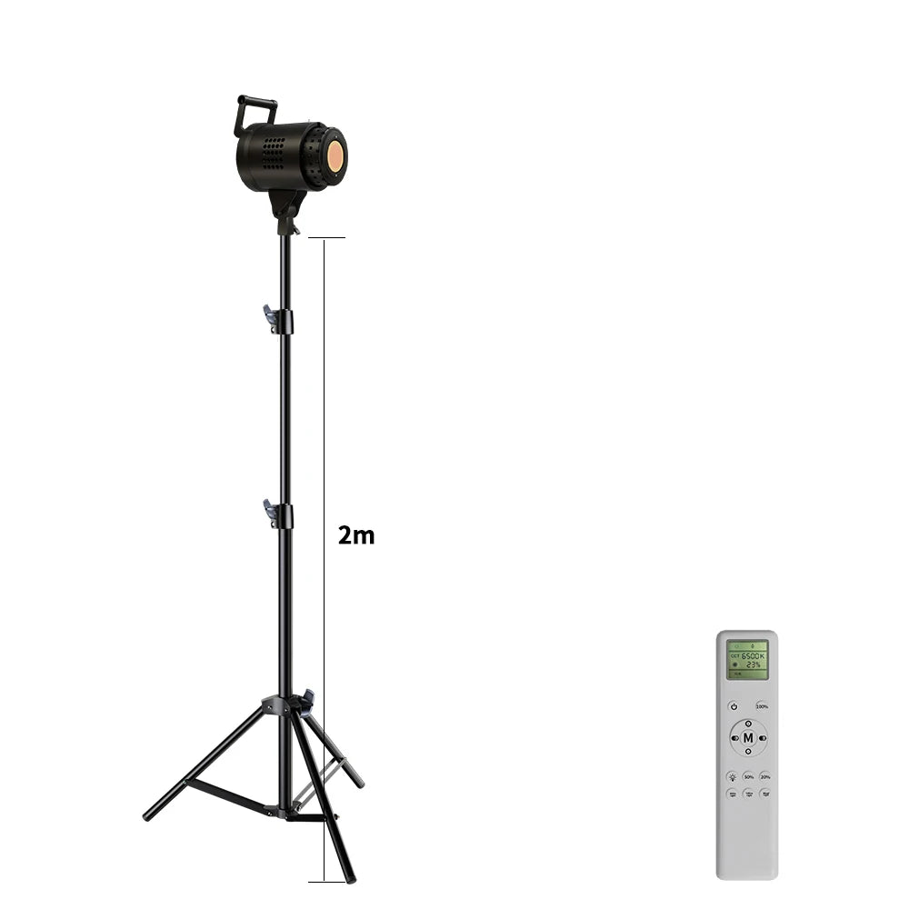 SH Bowens 135W Photography COB Video Light  Dimmable 3000-6500K For Softbox Lighting Portrait Flash Studio Video Live Streaming