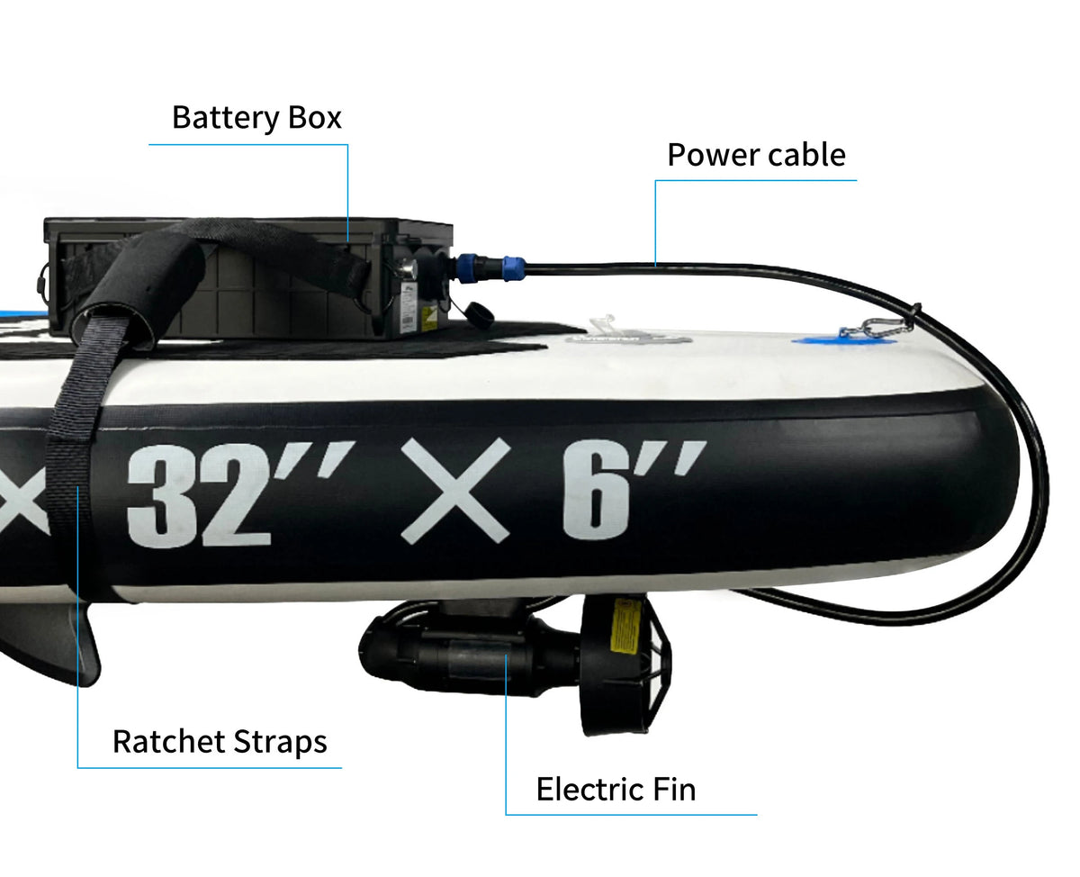 380W 600W Electric Fin Stand Up Paddle Board Push Motor Electric Power Fin SUP Surf Kayak POWER FIN Underwater motor