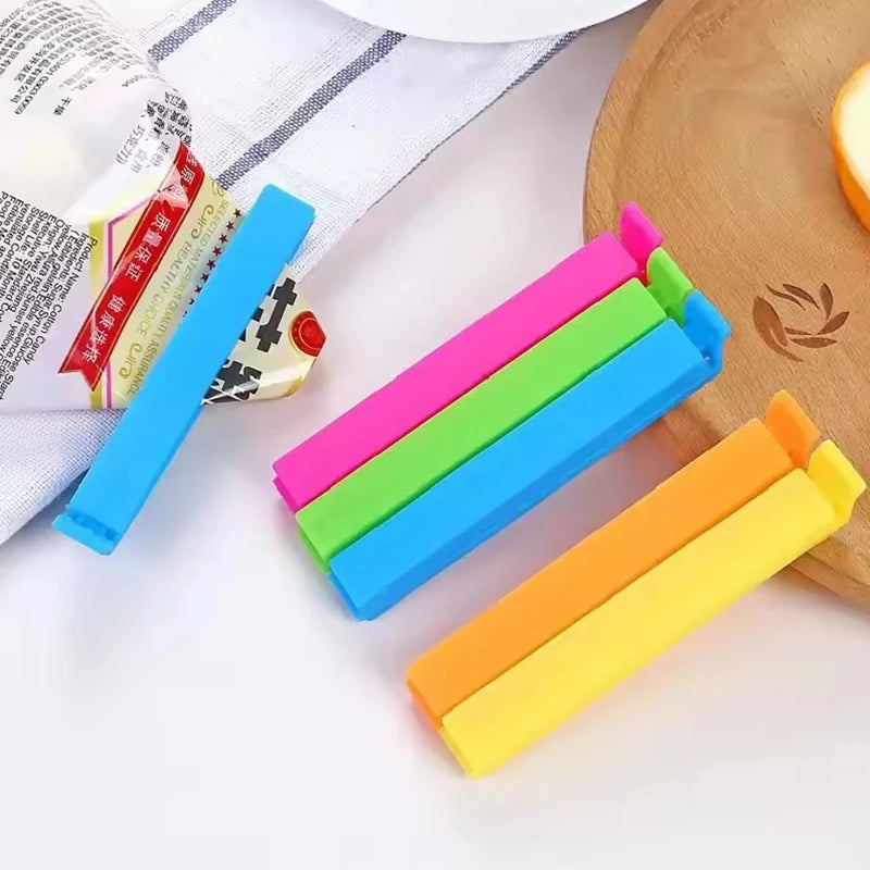 20PCS Assorted Color 7/11cm Size Plastic Food Seal Clip Portable Kitchen Storage Snack Bag Sealer Clamp Reusable Home Gadget ZYF