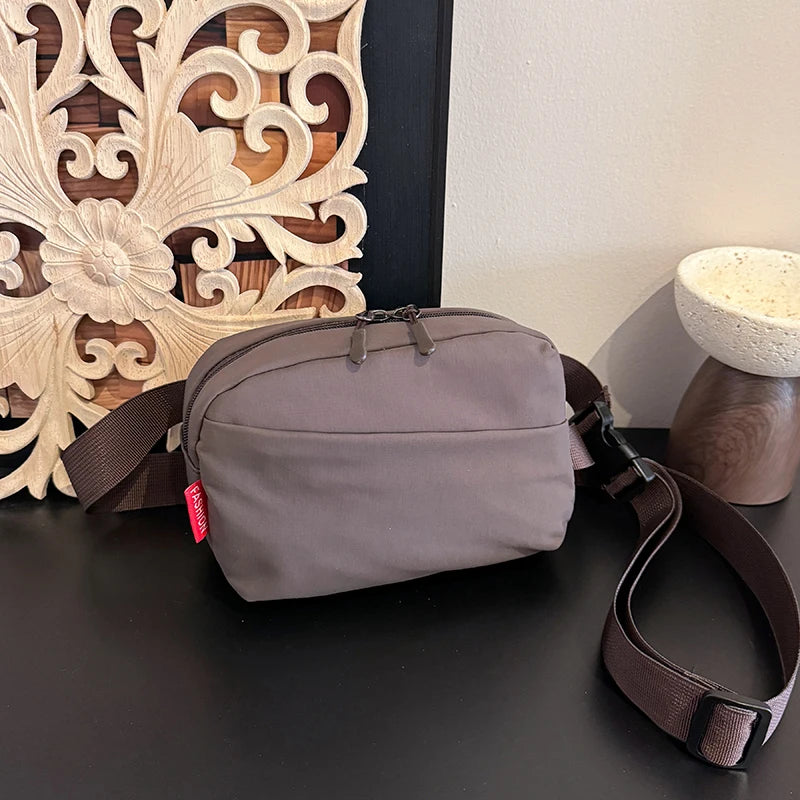 New Nylon Chest Bags Banana Bag For Women Sling Crossbody Waist Pack Unisex Waist Bag Casual Fanny Packs High Quality Belt Bag
