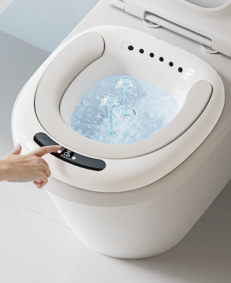 ‌Electric Hands-Free Bidet System,Antibacterial Detachable Basin Kit,ClinicalGrade Sitz Bath,Postpartum Herbal Steaming Solution