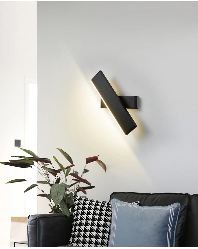 Led Indoor Wall Lamps Rotation Adjustable Modern Wall Sconce Stair Wall Light Fixture Hallway Bedroom Bedside led Wall Lamp