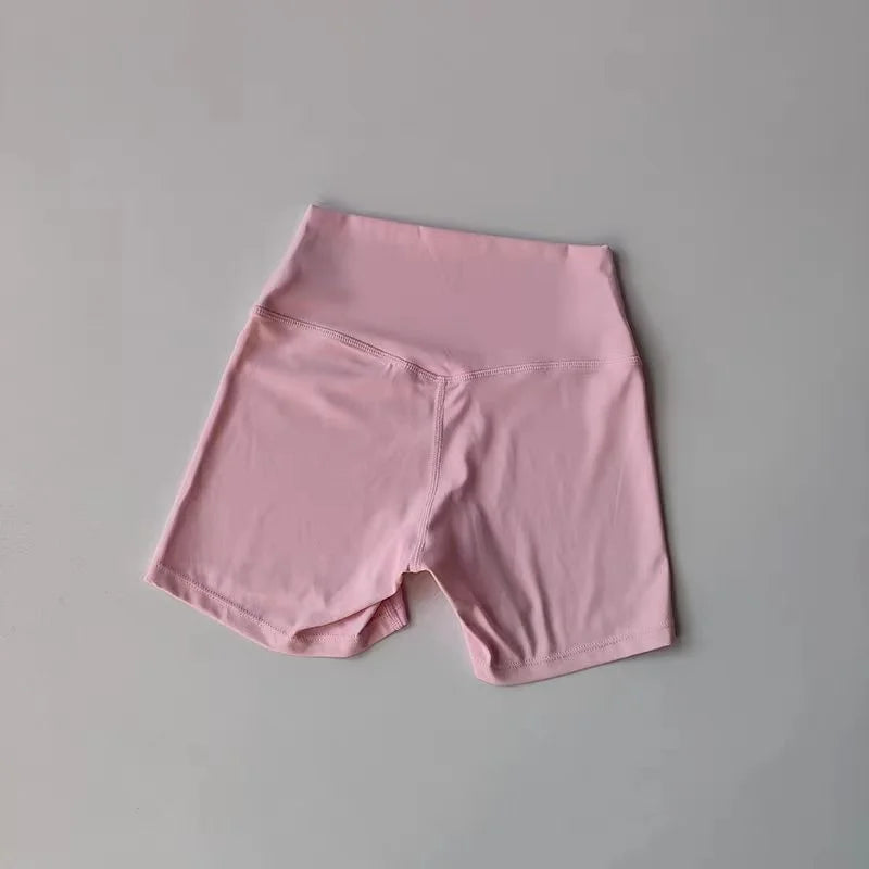 Yoga 2Pcs Women Naked Skin Set Thin Strap Beauty Back Tank High Waist Butt Lift Shorts Soft Breathable Gym Fitness Outfit