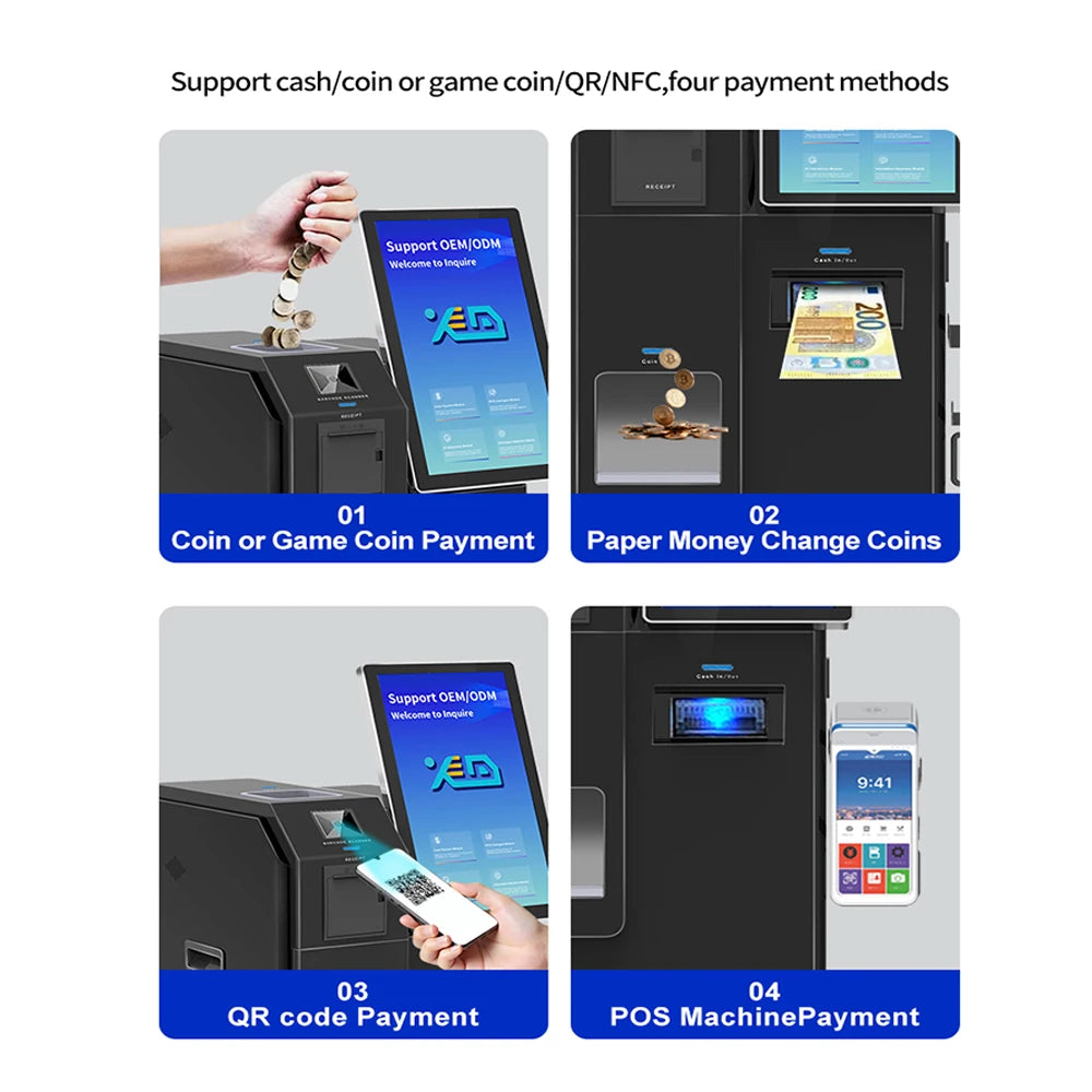 Remote Management System Digital Payment Terminal For Government Office Factory Direct Sale
