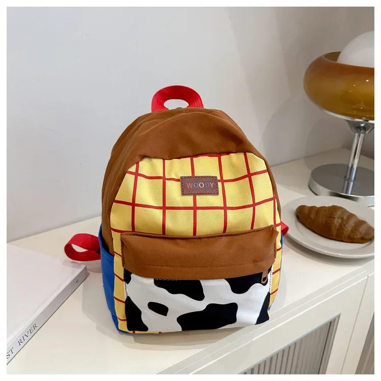 Cartoon Fashionable and Casual Women's Backpack Cute Cow Print Backpack Soft and Durable Fabric Backpack Suitable for Daily Use
