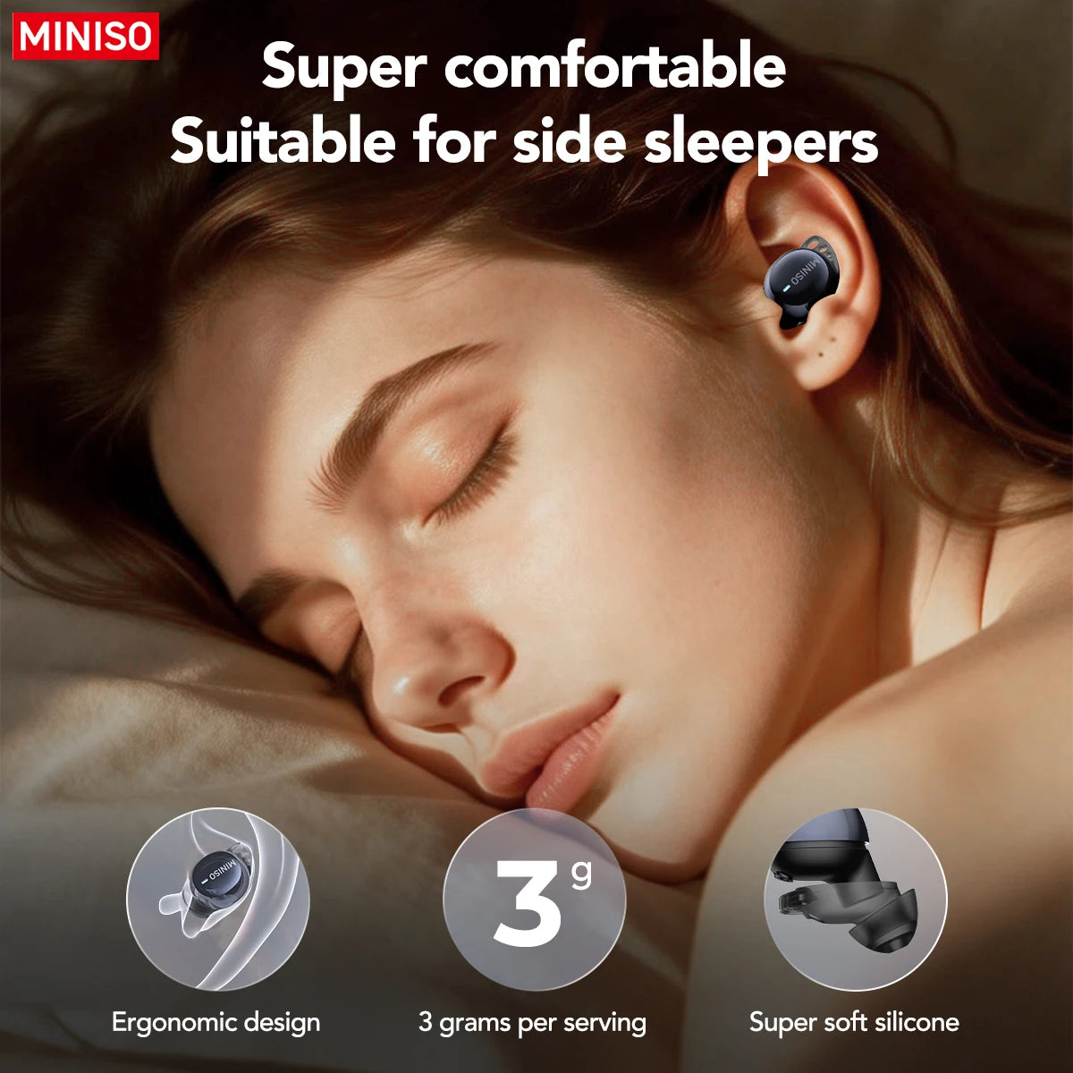 MINISO MS216 TWS Wireless Earbuds Bluetooth 6.0 Headphones AI Translator Earbuds TWS in-Ear Wireless Earphones Ultra-Light