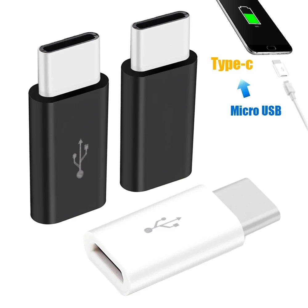 1/5/10Pcs Micro USB Female To Type C Male Adapter Converter for Android Smart Phone Tablet USB Type C To Micro USB Connector