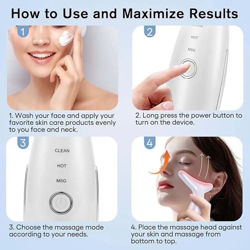 Stainless Steel Eye Face Cooling Massager Beauty Gua Sha Eye Roller Cryo Stick Ice Globes Anti-Puffiness Skin Tightening Dark