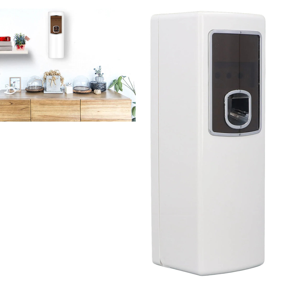 Fragrance Dispenser, Automatic Aroma Dispenser Smart Timing Fragrance Air Sprayer for Indoor Standing Wall Mounting