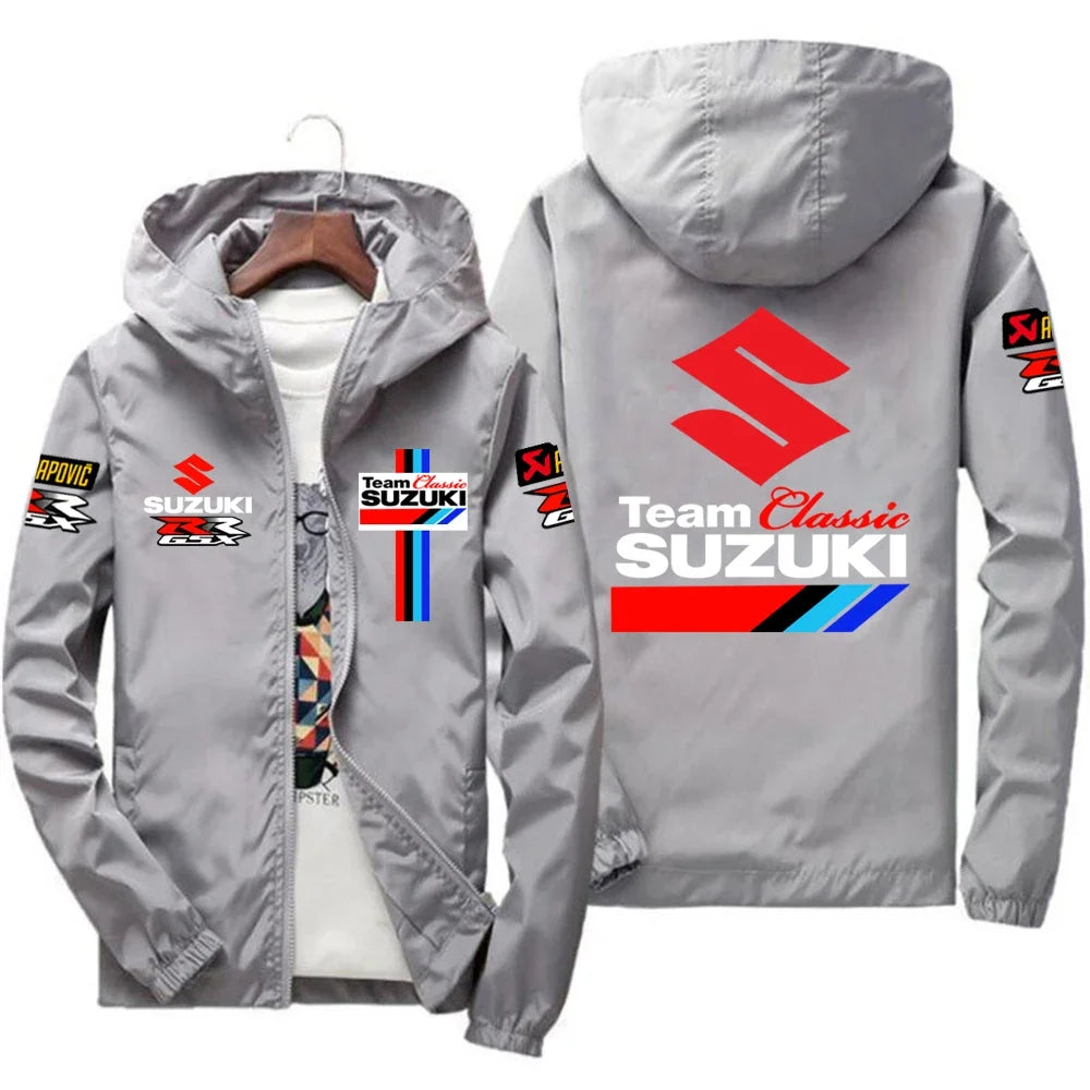 2026 Suzuki Motorcycle New Spring and Autumn Jacket Men's Windproof Jacket Casual Fashion Sports Outdoor Cycling Jacket