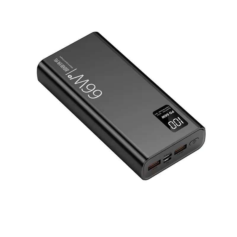 Fast-Charging Power Bank – 10,000–30,000mAh with Built-In Cable