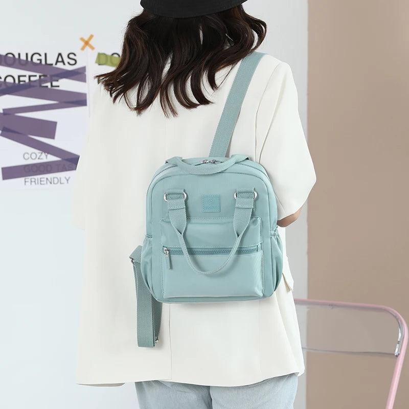 Fashion Women Small Travel Backpack Pretty Style Girls Shopping Backpack High Quality Durable Soft Fabric Daypack Backpack SAC