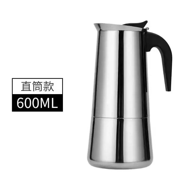 KNCOKAR 1/2/3/6/9/12/14cup Stovetop Moka Coffee Maker Italian Top Moka Espresso Cafetera Expresso Percolator Cafe Coffee Pot
