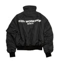 Black Multi-Pocket Bomber Jacket – Short Relaxed Fit
