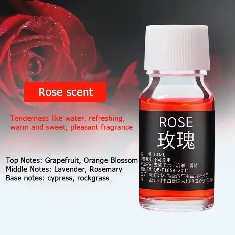 10ml Car Air Fresheners Perfume Refill Car Air Vent Perfume Replenishment Essential Oil Aroma Diffuser Fragrance Humidifier