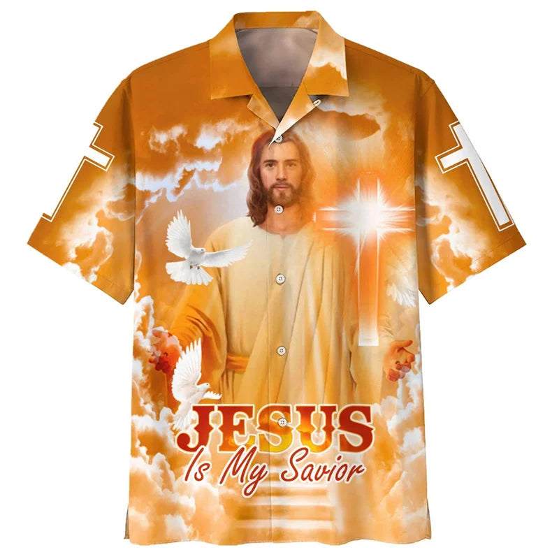 Jesus Love Me God Loves The World  Hawaiian Shirts Mens Womens Fashion Cool Beach Shirts Summer Cool Floral Shirt Tops Clothes