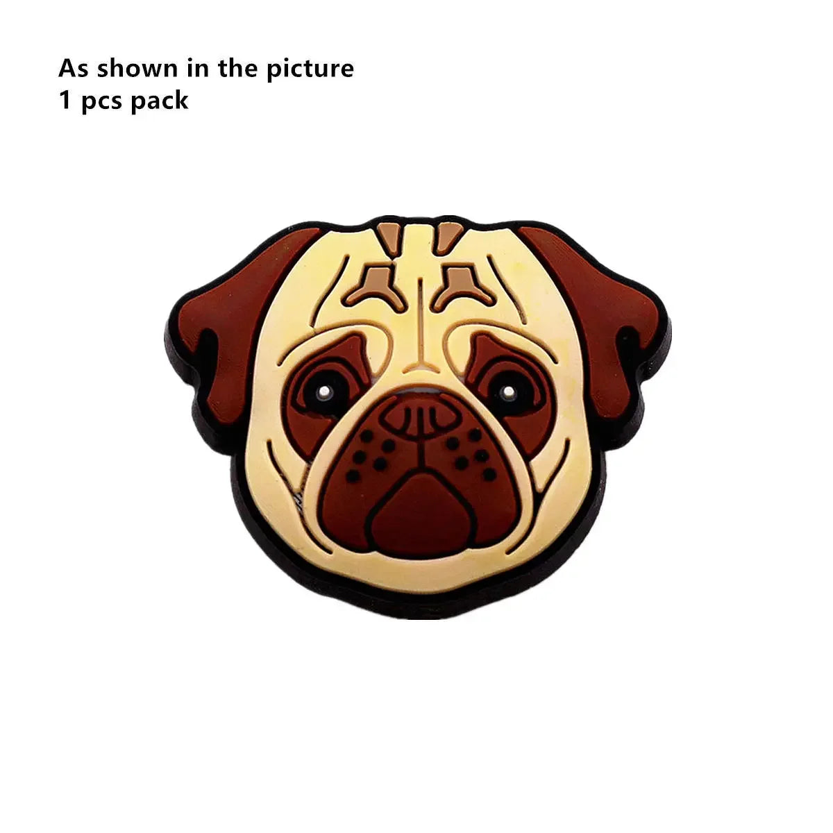 1Pc 3D Cute Dog Lover Clog Charms Pets Puppy Cats Animal Paws Corgi Frenchie Funny Cool Trendy Hole Shoes Accessories Decor Gift