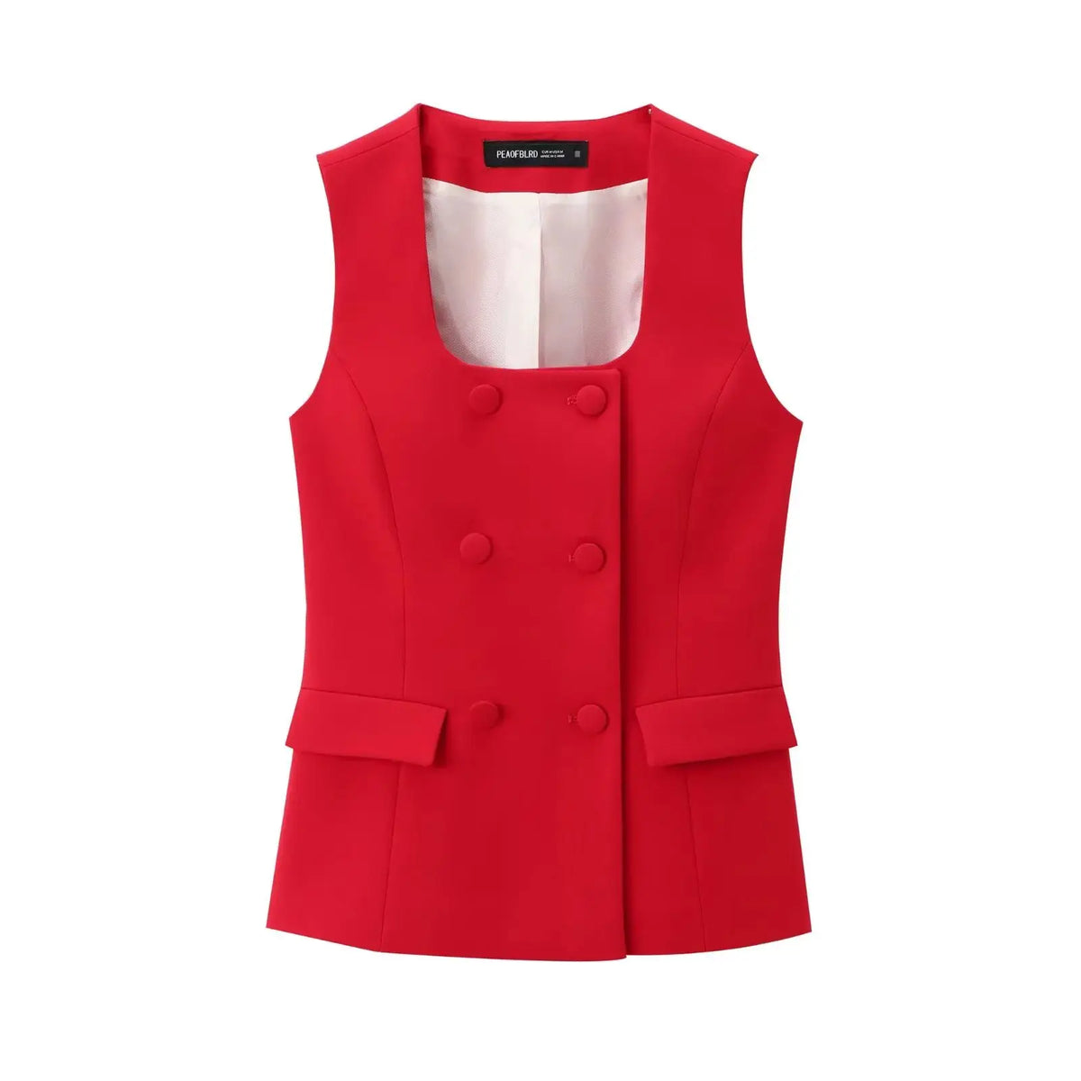 Women 2 Pieces Sets New Fashion Office Vest Top+Split Straight Leg Pants Women's Suit Formal Two Piece Set Women Outfit