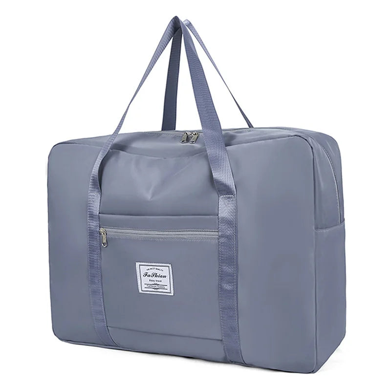 Large Capacity Foldable Travel Bag Waterproof Duffel Bag Lightweight Luggage Tote Handbag Gym Yoga Storage Shoulder Bag For Wome