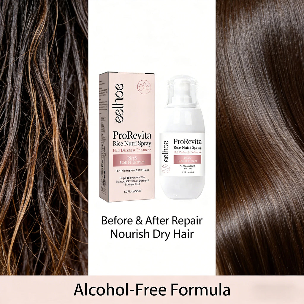 Rice Hair Care Spray Promote Hair Growth Repair Damaged Hair Strengthens Hair Fibers Reduces Hair Loss Breakage Rice Nutri Spray