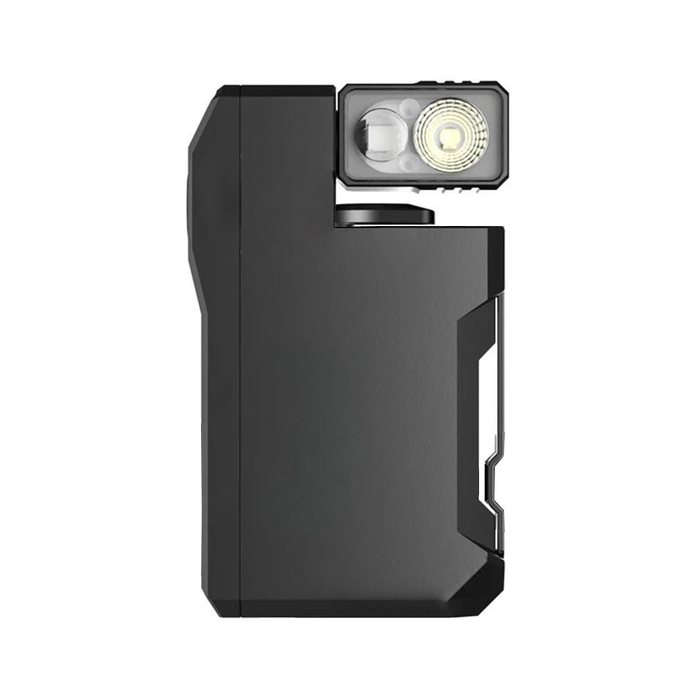 LED Flashlight Mini Flashlight Rechargeable 180 Degree Rotating Flashlight Multi Modes EDC Pocket Flashlight for Camping Hiking