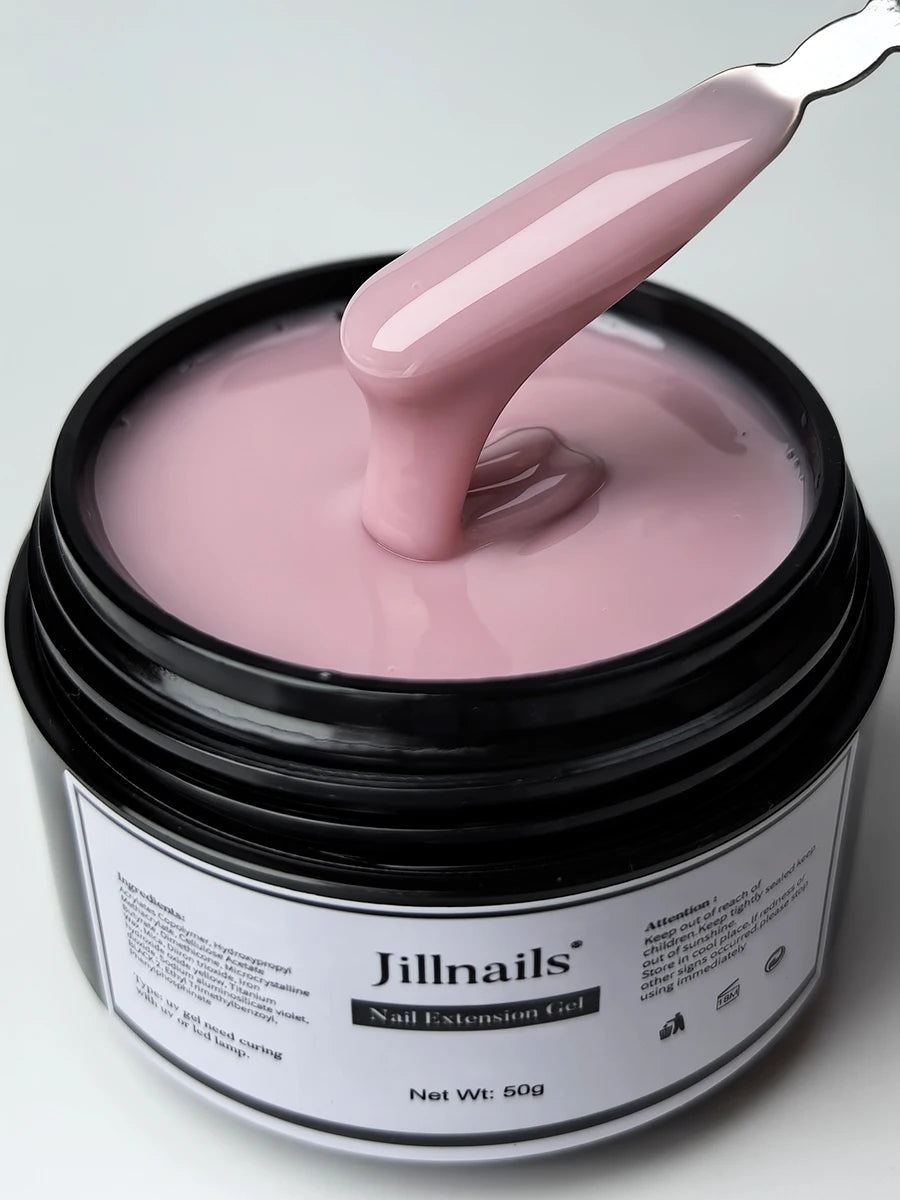 Jillnails Liquid Builder Nail Gel TPO Hema Free for Nail Extension Pink Brown Nude Milky White 50g/100g Nails UV Gel