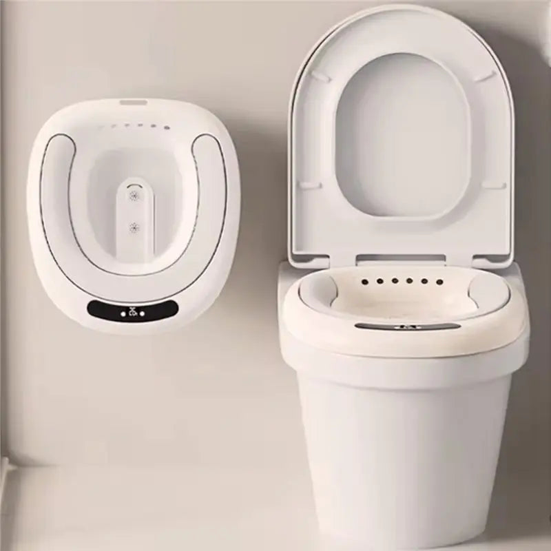 【ADORN】Electric Hands-Free Bidet System,Antibacterial Detachable Basin Kit, Postpartum Herbal Steaming Solution Functionality