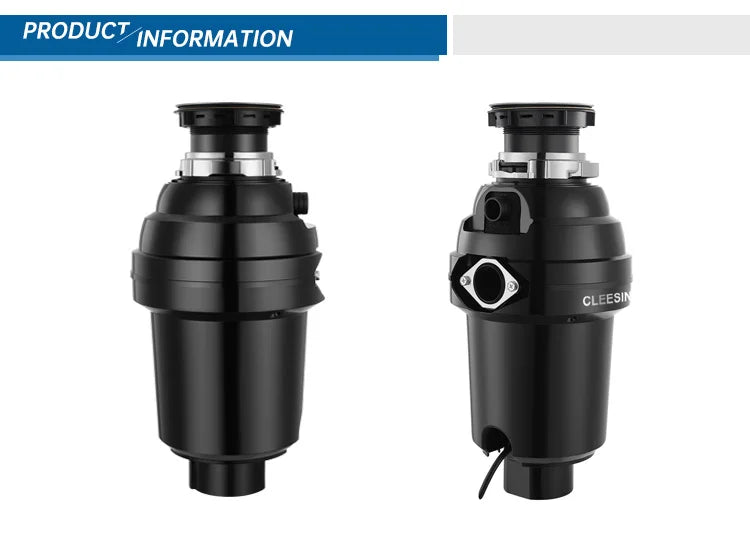 0.5 HP Kitchen Sink Food Waste Disposer – Continuous Feed