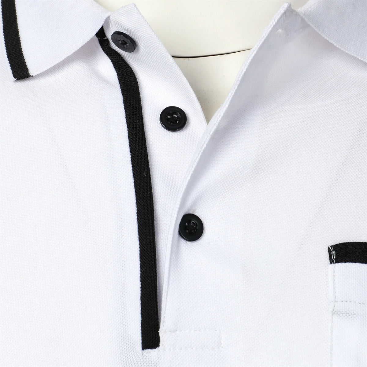 Fashionable men's casual solid-color short-sleeved top, men's lapel short-sleeved T-shirt, casual and fashionable solid-color sh