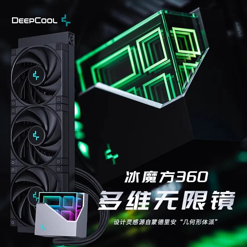 240 AIO CPU Wate Cooler Water Cooling 240mm Radiator For LGA1700 20XX 115X 1200 AMD AM4 AM5 DeepCool LT520