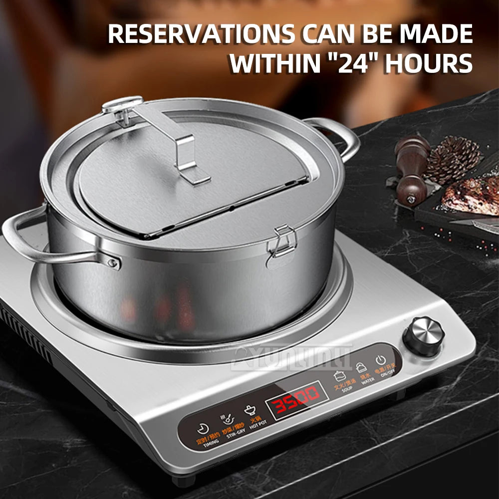 Electrodomesticos Para La Cocina y hogarHigh-power Induction Cooker Kitchen Cooktop