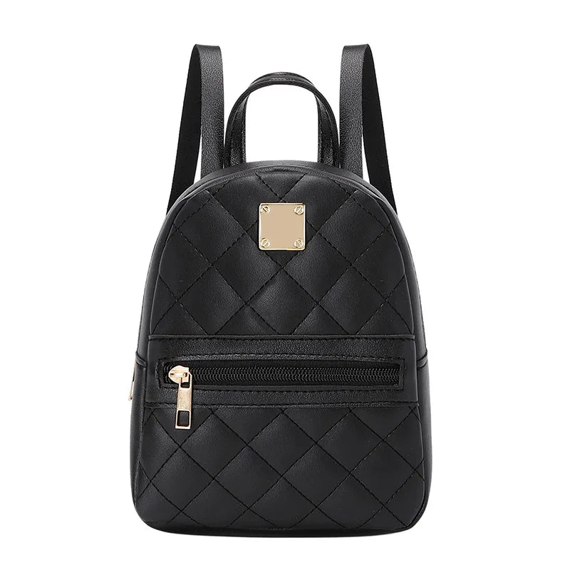 1. HOMEFISH Large Capacity Daily Commute Bag, Rhombus Check Print Casual Shoulder Backpack, Portable Crossbody Mobile Phone
