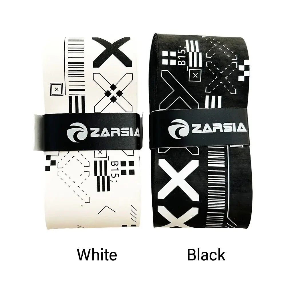 Black White Badminton Racket Overgrips Soft Matte Self-adhesive Non-Slip Grip Tape Shock Absorption Fishing Rod Over Grips