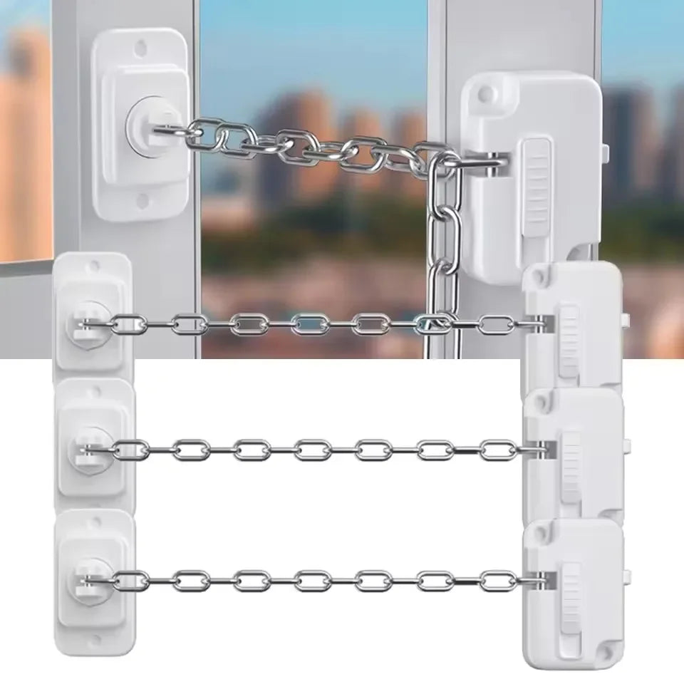 Safety Locks 2/3Pcs for Fridge Door Adjustable Refrigerator Lock with Keys Drawers Toilet and Baby Safety Cabinet Lock