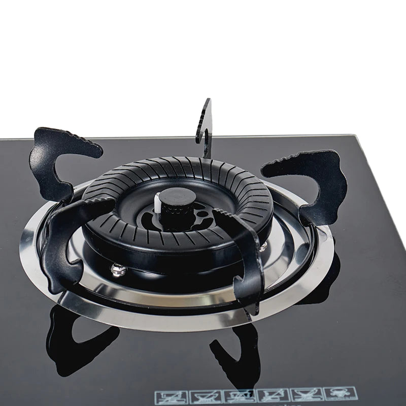 Built-in Cooktops Tempered Glass Top  3 Burner Gas Stove