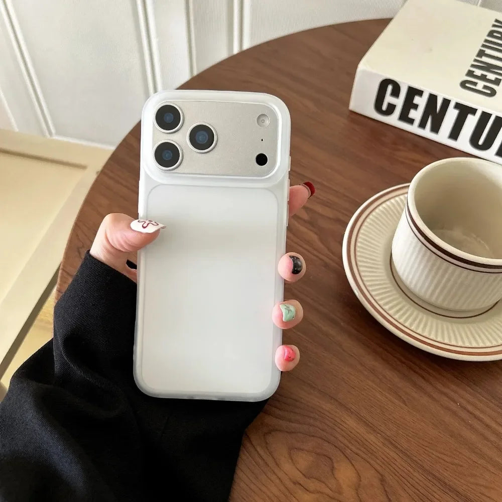 Ultra Thin Matte Transparent Soft Phone Case For iPhone 17 Air 16 15 14 Plus 13 12 11 Pro Max Luxury TPU Silicone Protect Cover