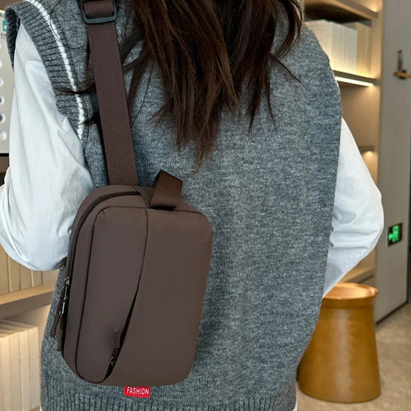 New Nylon Chest Bags Banana Bag For Women Sling Crossbody Waist Pack Unisex Waist Bag Casual Fanny Packs High Quality Belt Bag