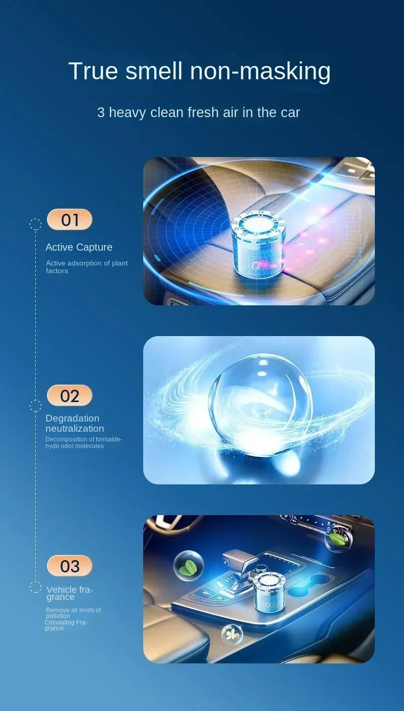 Car Aromatherapy Balm Odor-Removing Fragrance For Cars Long-Lasting High-End Light Fragrance In-Car Solid Perfume Car Ornaments