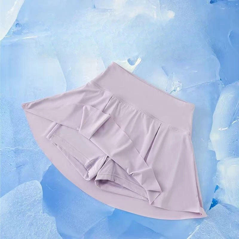 Kids Girls Pleated Skirt Shorts 2025 New Fashion Children Sporty Skirt Summer Quick Drying Clothing Teenage Girls Tennis Skirts