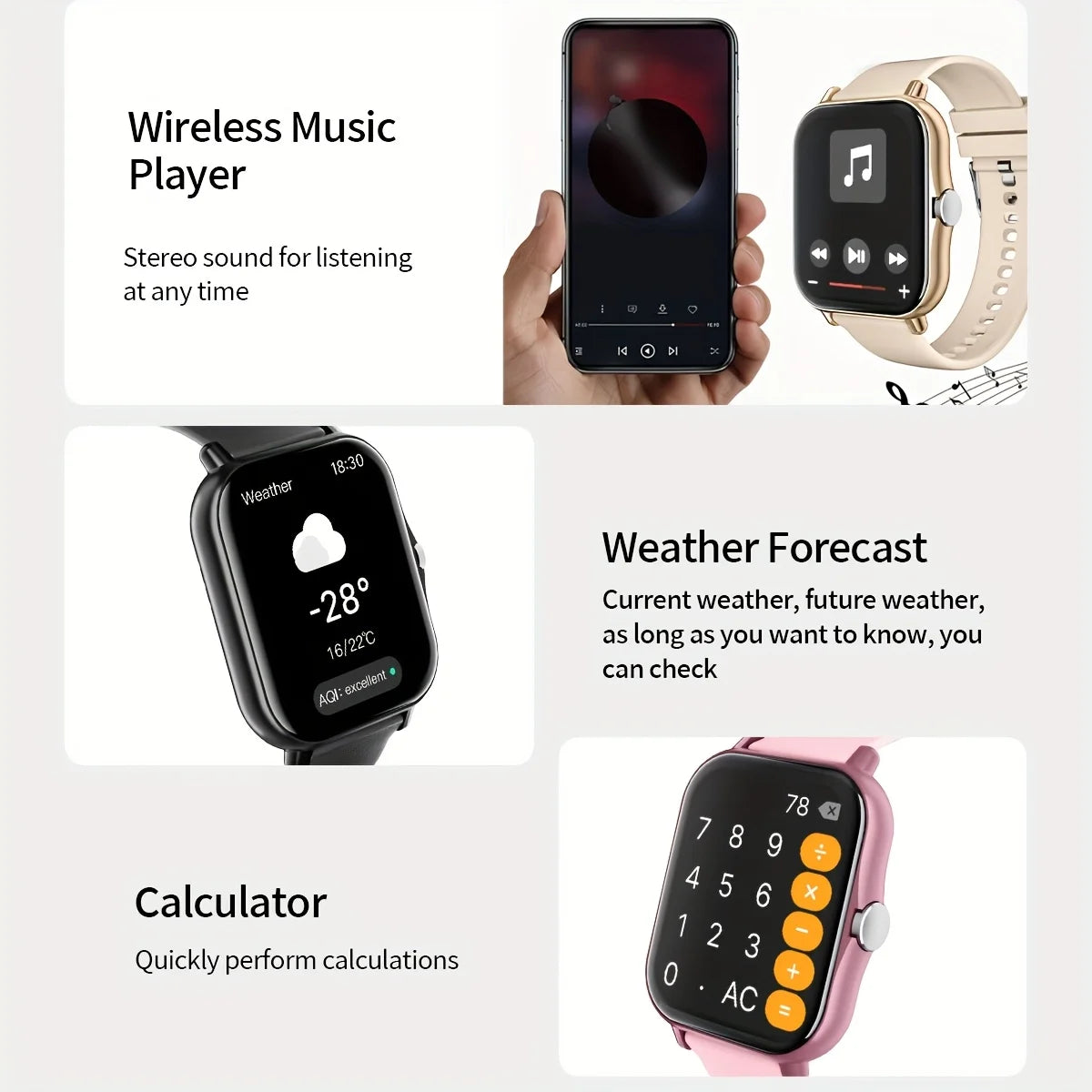 1.83-Inch Smart Watch with Bluetooth Calling