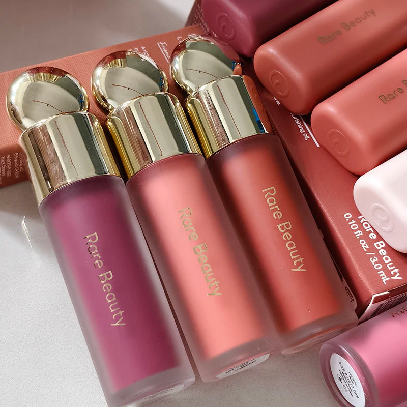 Rare Beauty Multicolored Lipstick Liquid Blush Smoothly Long Lasting Plump Makeup Hope Love Virtue Happy Wonder Worth Cosmetic