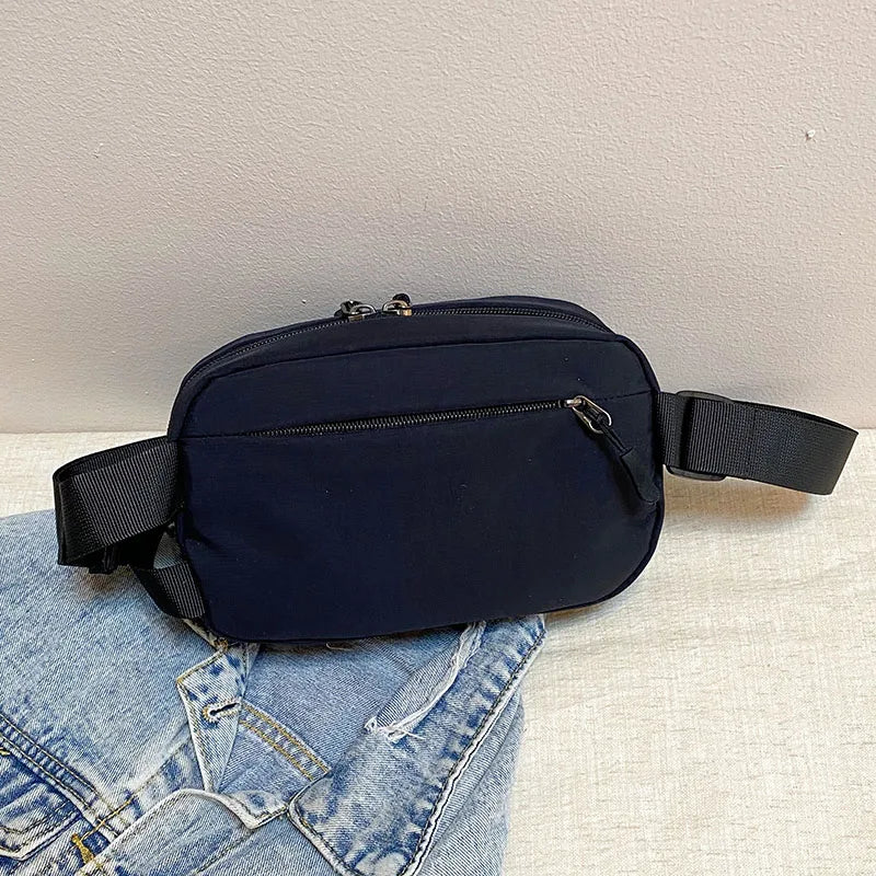 New Nylon Chest Bags Banana Bag For Women Sling Crossbody Waist Pack Unisex Waist Bag Casual Fanny Packs High Quality Belt Bag